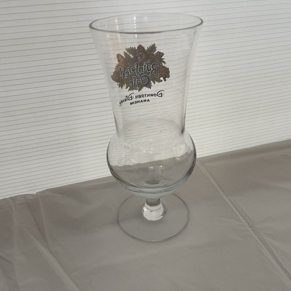 Rainforest Cafe Downtown Disney Anaheim Collectable Hurricane Souvenir Glass Cup - Picture 5 of 10